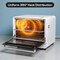 Makerflo 40 L Sublimation Oven for Tumbler, Bottle, Mug| Heat Resistant Gloves, 1 Wire Shelf, 1 Metal Mesh Shelf for Smaller Objects, and 1 Catch Plate | Ideal Gift for Crafters
